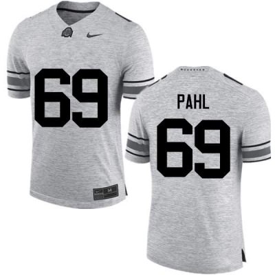 NCAA Ohio State Buckeyes Men's #69 Brandon Pahl Gray Nike Football College Jersey ARI0745SR